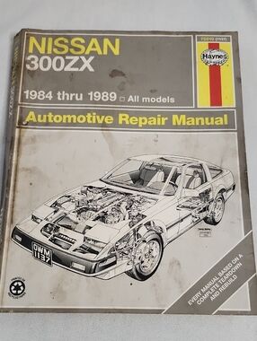 Haynes Nissan 300ZX Automotive Repair Manual - Gray